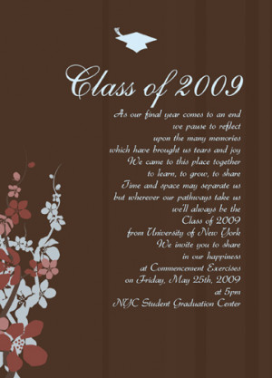 See the latest graduation announcements sayings high school listed ...