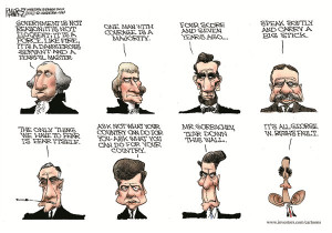Caricature citations de Présidents américains