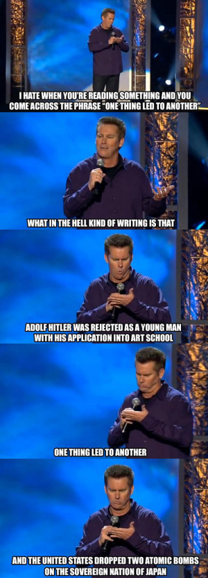 Brian Regan - One thing led to another...