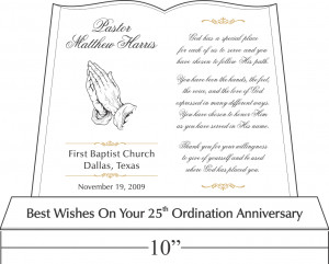 Sample Pastor Anniversary Wordings