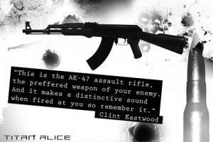 movies quotes clint eastwood typography ak47 ak 1920x1280 wallpaper ...