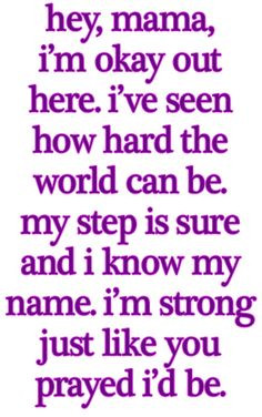 Miranda Lambert - 'Mama i'm alright'