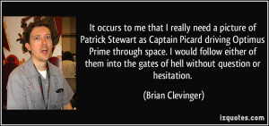 me that I really need a picture of Patrick Stewart as Captain Picard ...