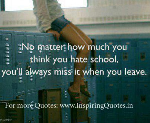 School Quotes, Thoughts, Quotes About School