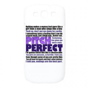 ... Gifts > Acapella Phone Cases > Pitch Perfect Quotes Galaxy S3 Case