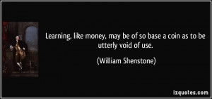 More William Shenstone Quotes