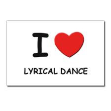 Lyrical Dance Postcards