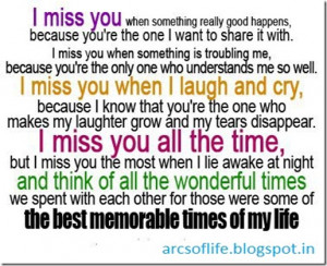 Cute Quotes About Missing Someone You Love #5