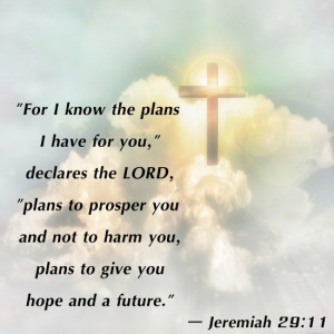 For I know the plans I have for you,