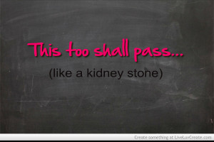 Funny Quotes About Kidney Stones