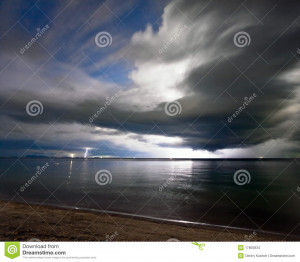 Stormy Night Dramatic Nature Sky Storm Picture