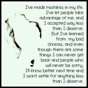 Mistakes. Life. Lessons learned.
