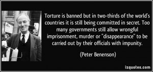 Torture is banned but in two-thirds of the world's countries it is ...