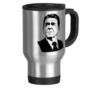 Ronald Reagan 1980 retro portrait Coffee Mugs