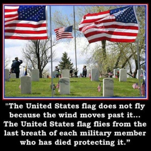 The United States Flag Does Not Fly Because The Wind Moves Past It ...