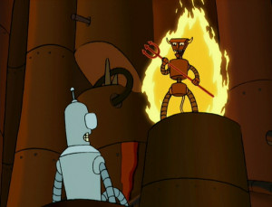 The Robot Devil in his first appearance (1ACV09).