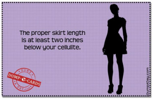 Skirt Length Dump E-card