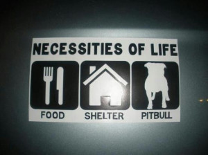 Totally agree with this one - life without a pitbull is no life at all