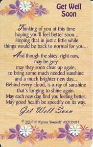 Get Well Soon Quotes And Poems. QuotesGram