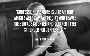 Confession Quotes