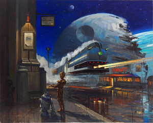 star wars c3po trains death star r2d2 dinner jawas 1443x1161 wallpaper ...