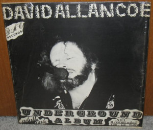 David Allan Coe Underground Album LP Vinyl Record NM EX Mature