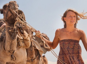 ... plays 'desert woman' Robyn Davidson in the outback odyssey 