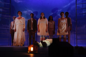 Our Town - George Gibbs mourns Emily - Photo by Dave Agnew