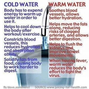 Benefits Of Cold & Warm Water