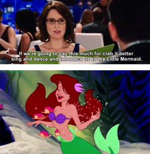 The Little Mermaid quote from date night movie hilarious! :): Crabs ...