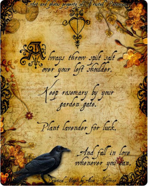 Graphic: LOVE this iconic quote from the movie Practical Magic, w ...