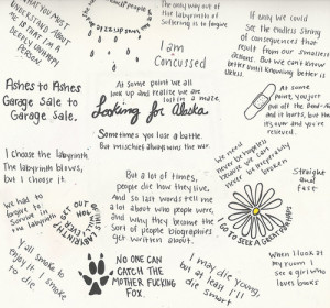 ... image include: looking for alaska, john green, quotes, book and alaska