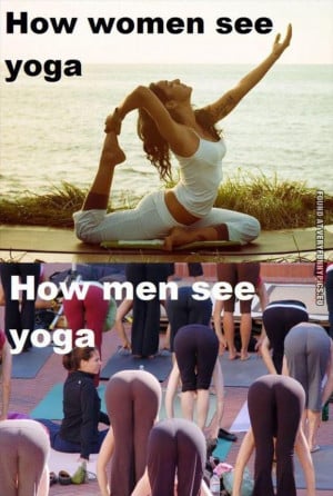 Yoga expectations – Women VS Men