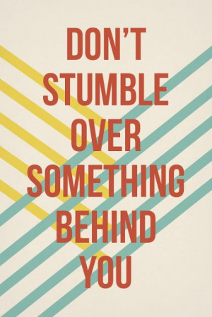 stumbling blocks into building blocks