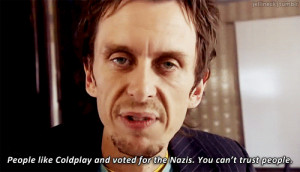 Jeremy: People like lager and nuts.Super Hans: People like Coldplay ...