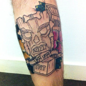 Crash Bandicoot Tattoo