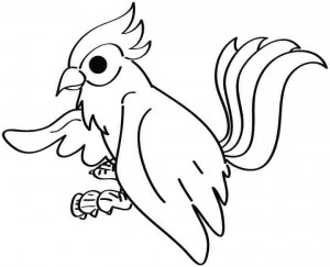 Animal Coloring Pages for Preschool Printable Birds