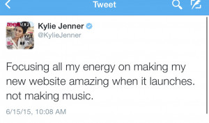 Kylie Jenner Clears Up Rumors About Her Joining the Music Industry ...
