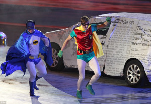 jubbly: Batman and Robin then rushed off the stage to go and fight ...