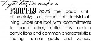 together we make a family definition item wallquotes family1 $ 22 95 ...