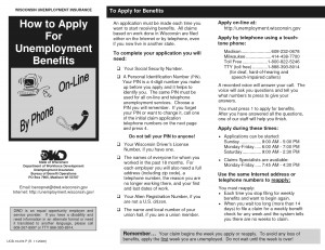 Apply Unemployment Benefits