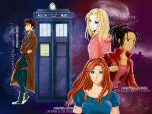rose tyler tardis doctor who martha jones donna noble tenth doctor ...