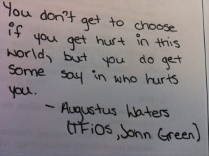 HereWithoutYou~: THE fault in Our STars quotes :))
