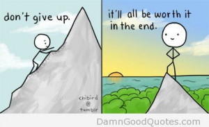Motivational Monday: Don’t give up!!