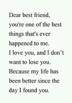 Dear best friend @Lauren Davison Omdahl More