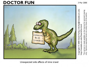 Funny dinosaur cartoon