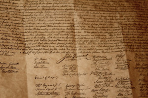 quot this is a declaration of the unanimous signatures the unanimous ...