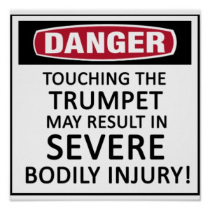 Danger Trumpet Poster