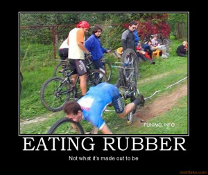 ... Full Size | More eating rubber accident funny bike people stupid