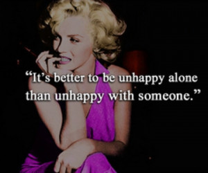 Better to be Alone